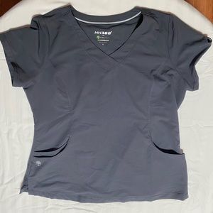 Healing Hands HH360 Sloan Scrub Top- Pewter